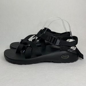 Chaco Z2 Classic Strappy Sandals, Black, Women's size 9 WIDE